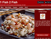 Tablet Screenshot of 1fish2fishdc.com